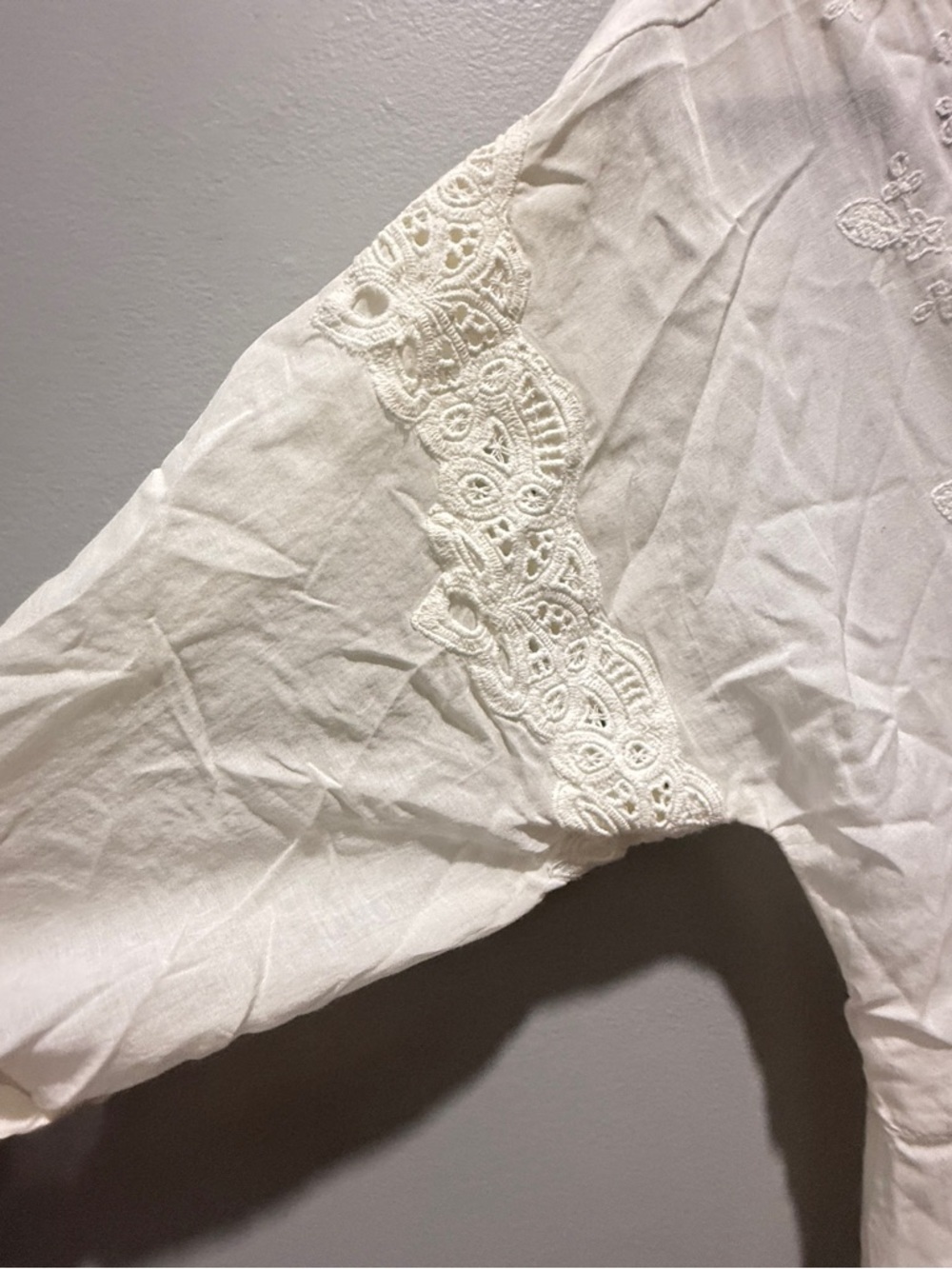 NWT Free People Embroidery Tunic - White Retail $229.99US - Picture 7 of 10